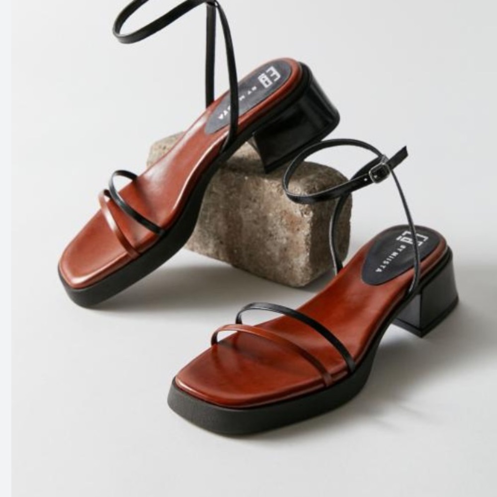 miista rosalyn black sandals new without box size 38